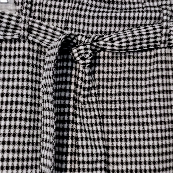 so cozy for life Pants - Black and White Houndstooth Trousers